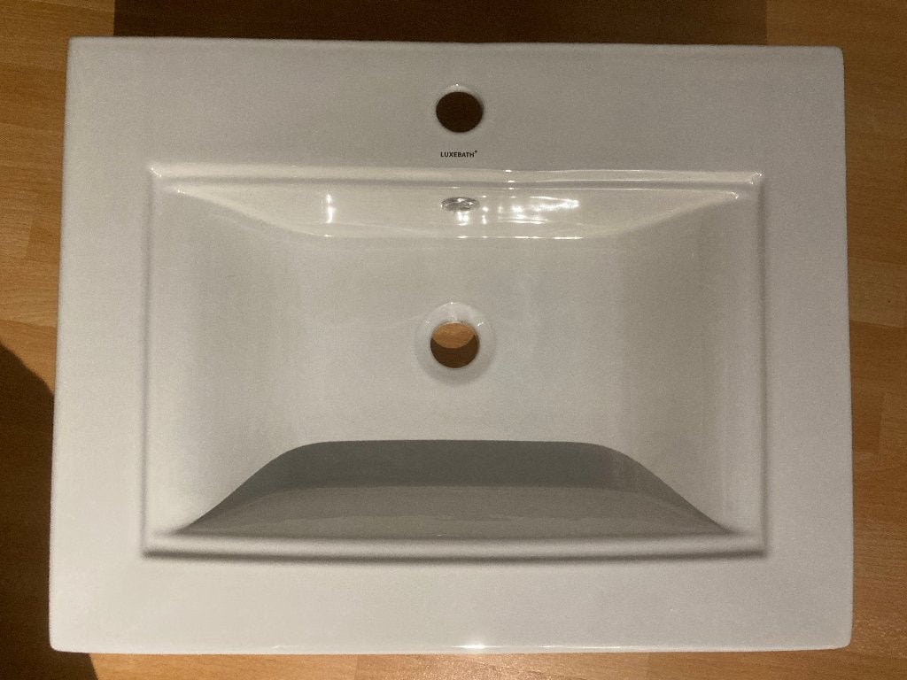 2 Lavabo's - wit keramiek., Enlèvement, Neuf, Lavabo