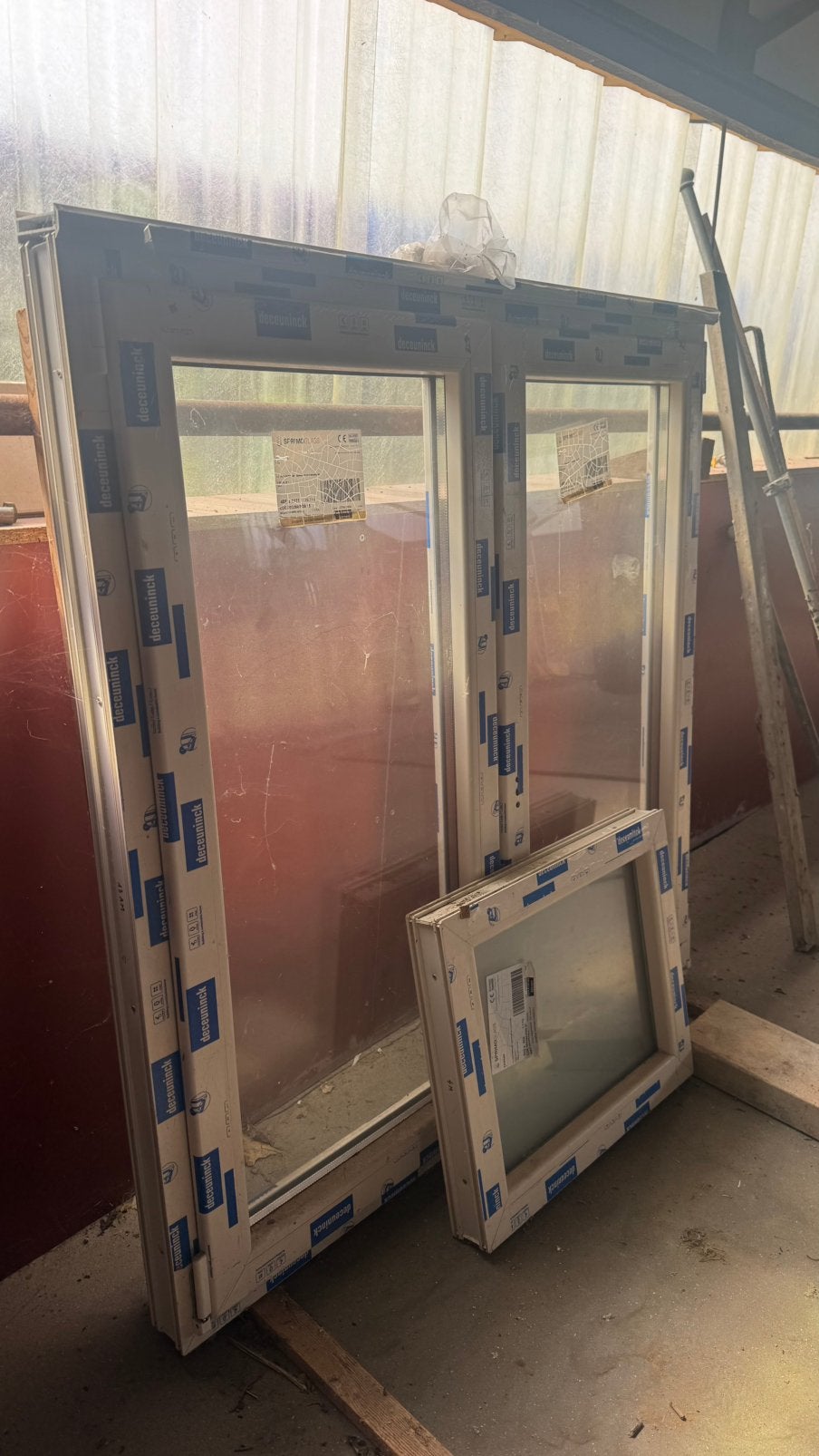 Chassis DECEUNINCK, Bricolage & Construction, Enlèvement, Comme neuf