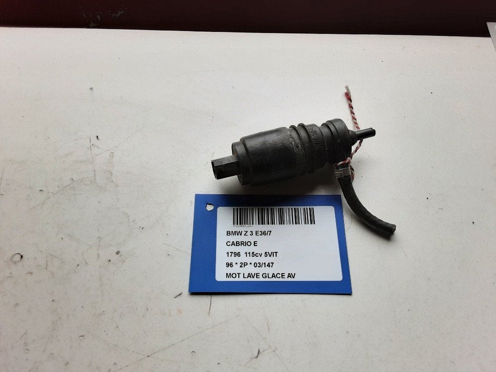 LAVE-GLACE POMPE AVANT BMW Z3 Roadster (E36 / 7), Mevr. I. Hauben, Utilisé, BMW, Rue de l'Espoir 34 34
4030  GRIVEGNÉE, BE