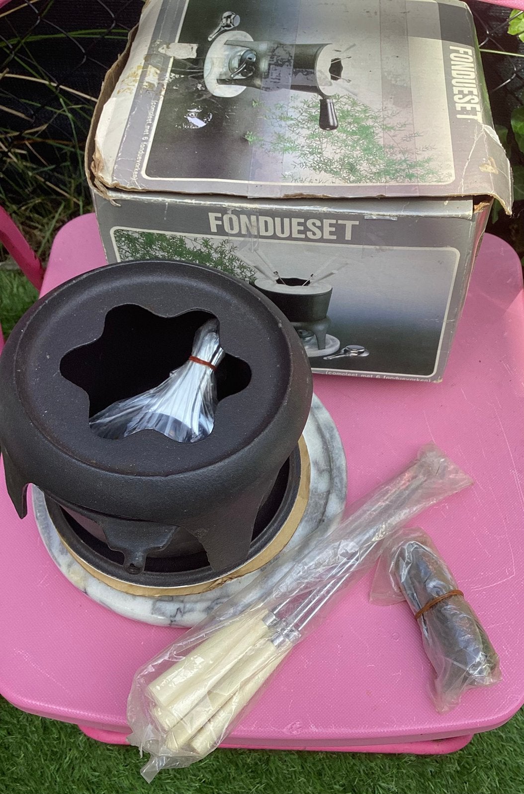 NIEUWE FONDUE SET …mooi !, Elektronische apparatuur, Fonduesets, Ophalen of Verzenden, Nieuw, Fondueset