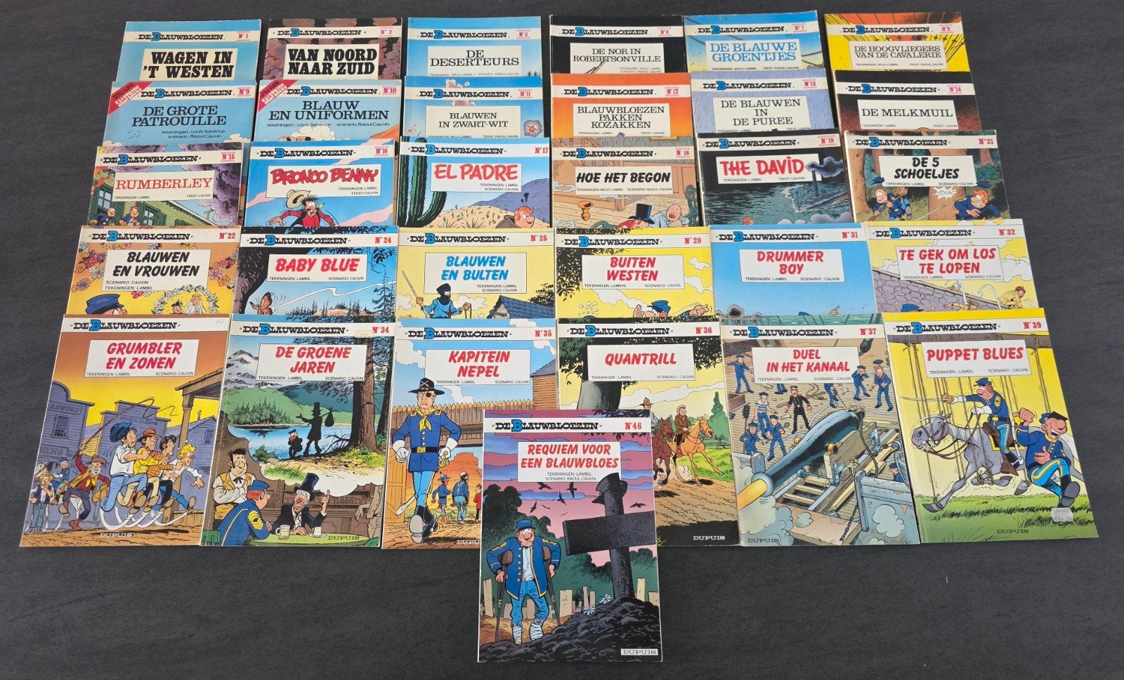 Strips: De Blauwbloezen.    : Dupuis, Boeken, Ophalen of Verzenden, Gelezen