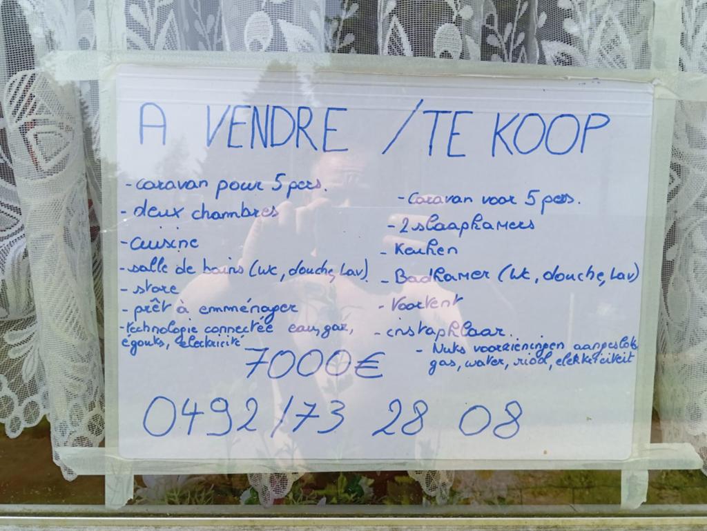 Mooie carvan te koop  saint cecile, Caravans en Kamperen, Stacaravans, tot en met 5, Ophalen