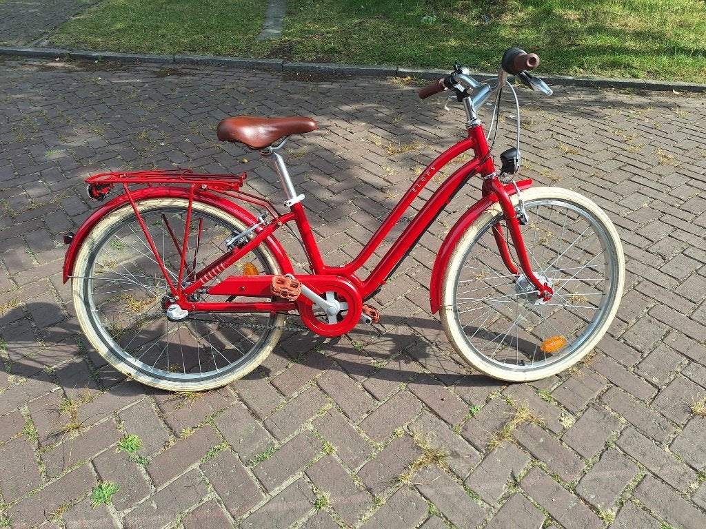 Meisjesfiets 24 inches, Fietsen en Brommers, Fietsen | Meisjes, Ophalen, B twin, Handrem, Trommelrem