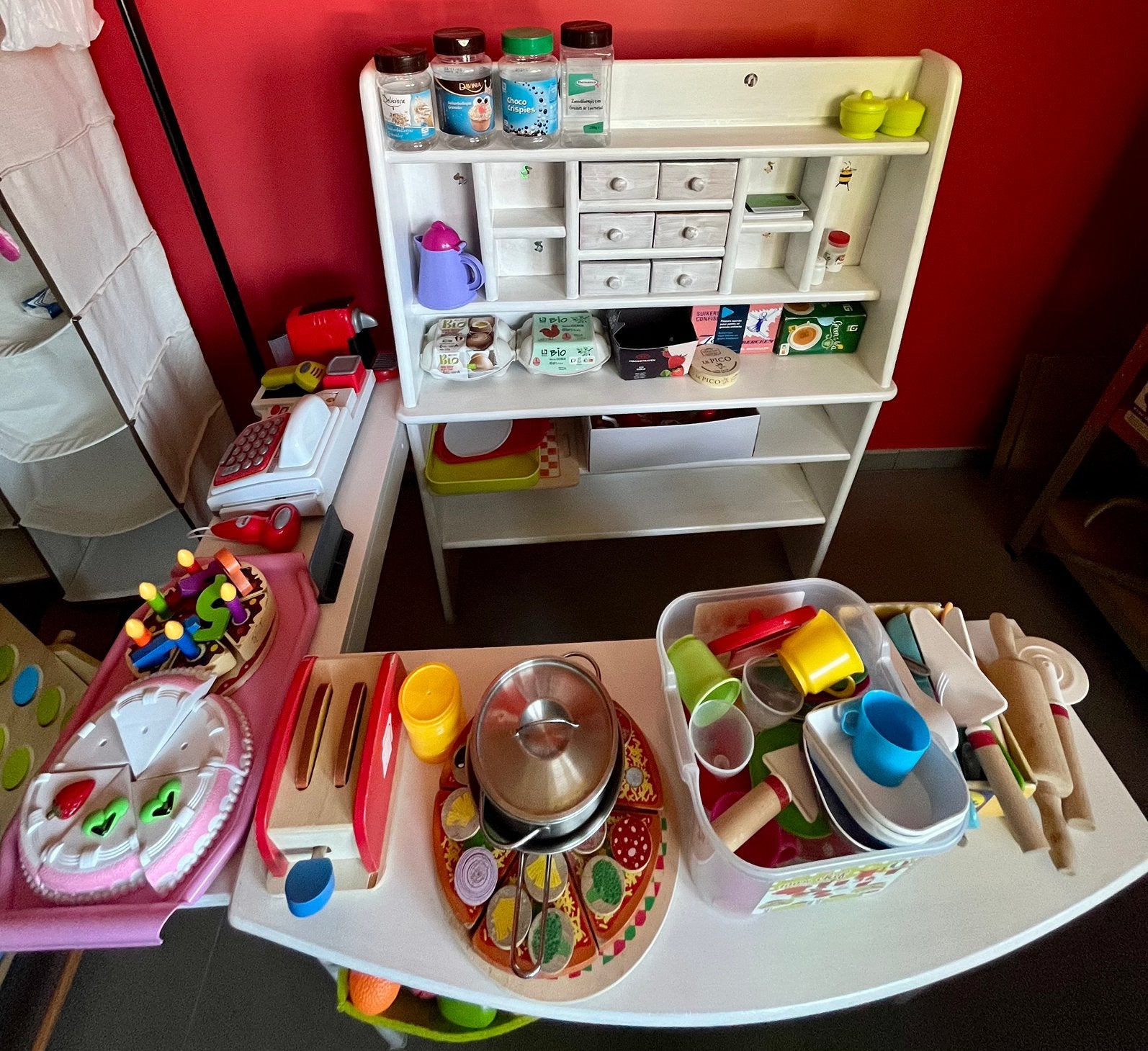 Speelgoedwinkel hout, Kinderen en Baby's, Ophalen, Gebruikt