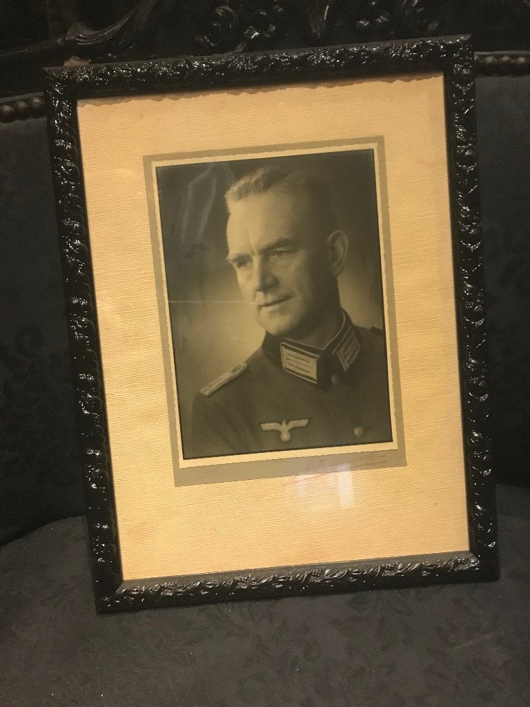 Photo d'un officier allemand, Enlèvement ou Envoi