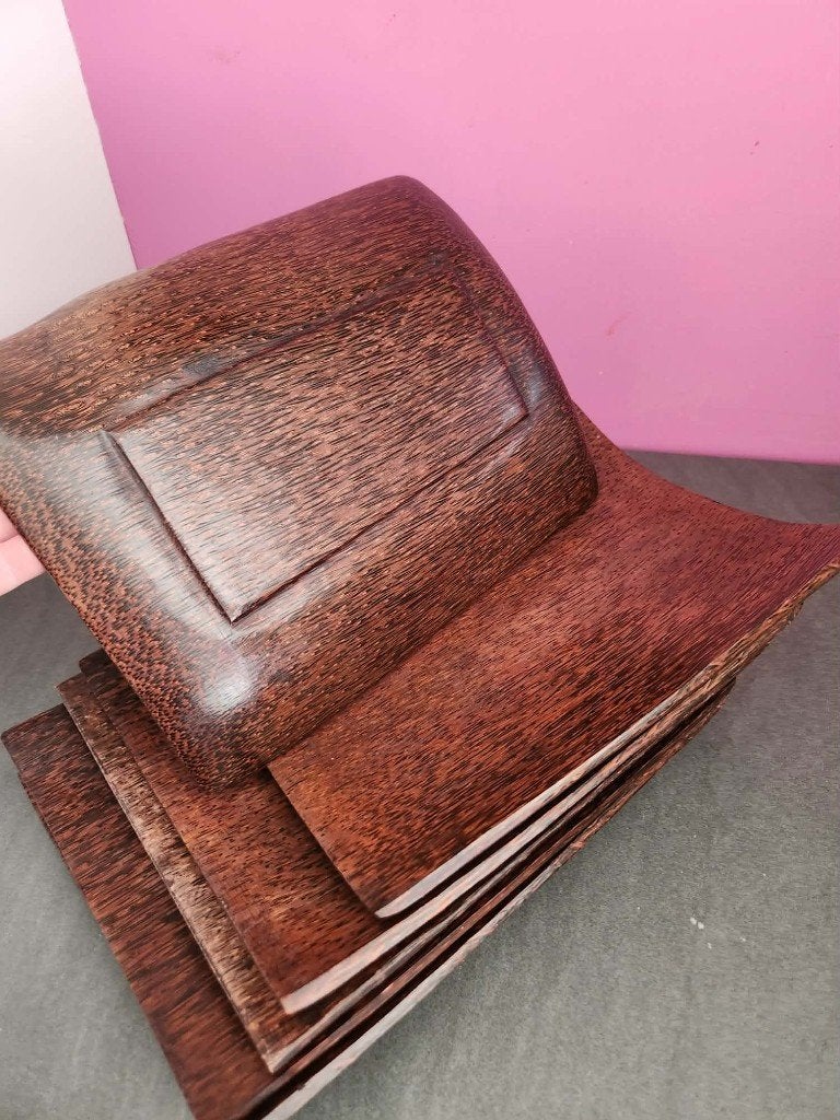 6 Thaise houten borden (gekocht in Thailand), Huis en Inrichting, Ophalen, Aziatisch, Gebruikt, Bord(en)