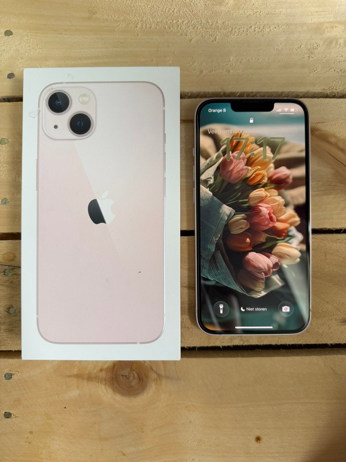 Lichtroze iPhone 13, 128GB in nieuwstaat, Télécoms, Téléphonie mobile | Apple iPhone, Enlèvement, Comme neuf, IPhone 13