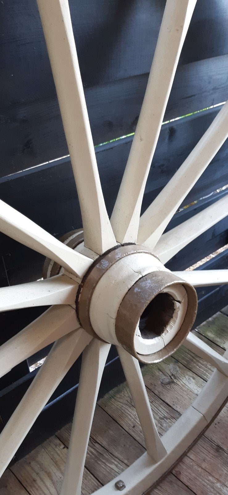roue de chariot, Enlèvement
