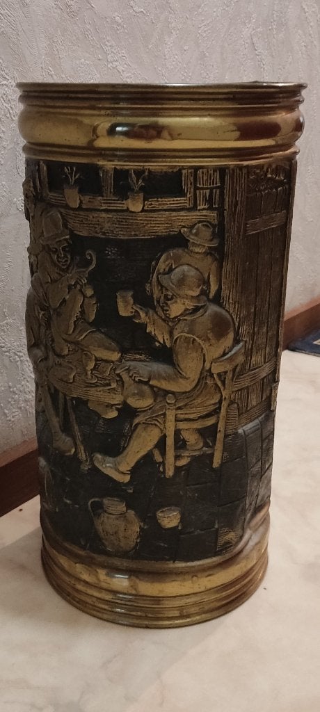 Koperen paraplubak, Antiek en Kunst, Ophalen, Koper