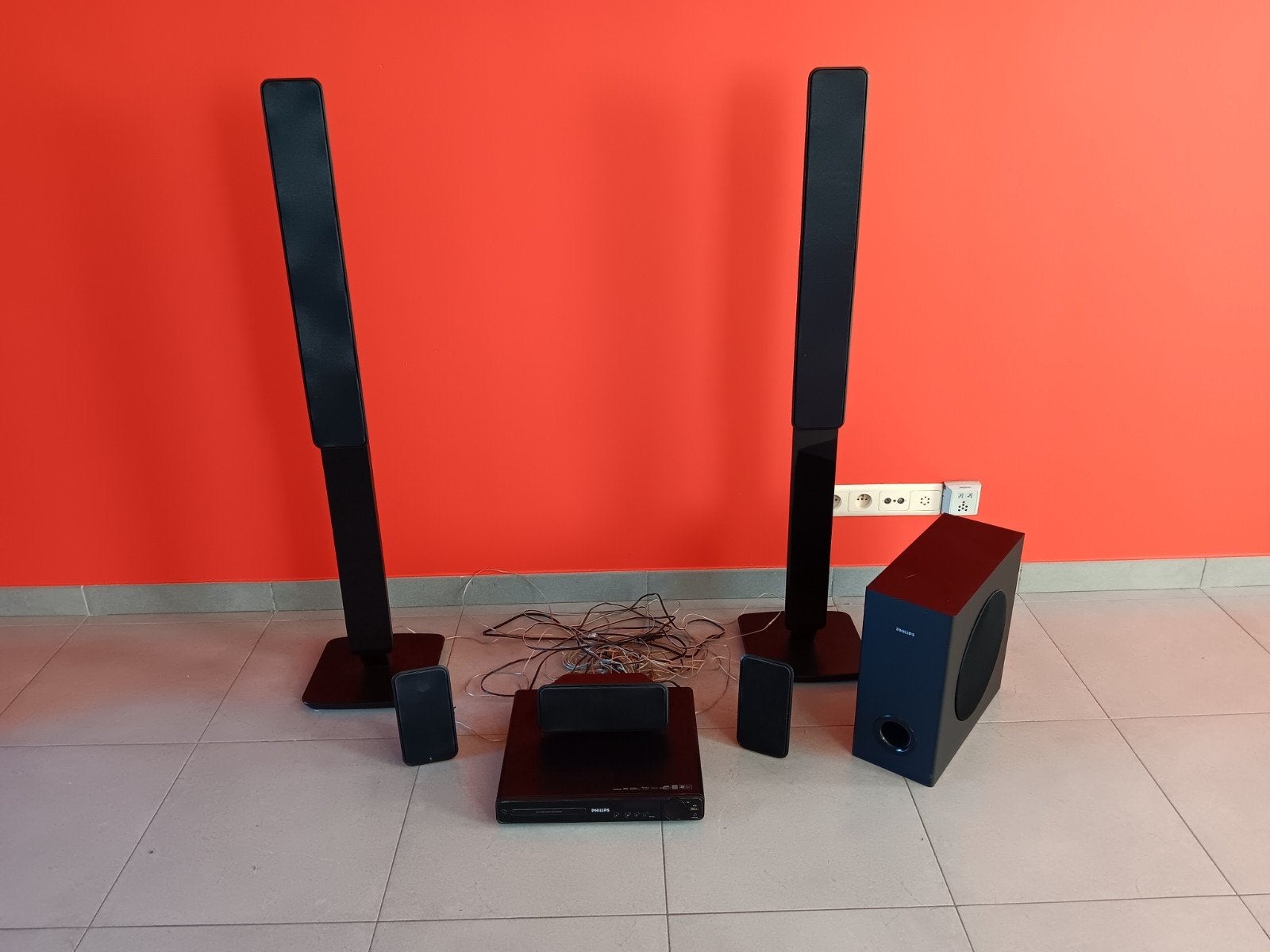 Philips dolby surround systeem, Ophalen, Gebruikt, 70 watt of meer, Philips