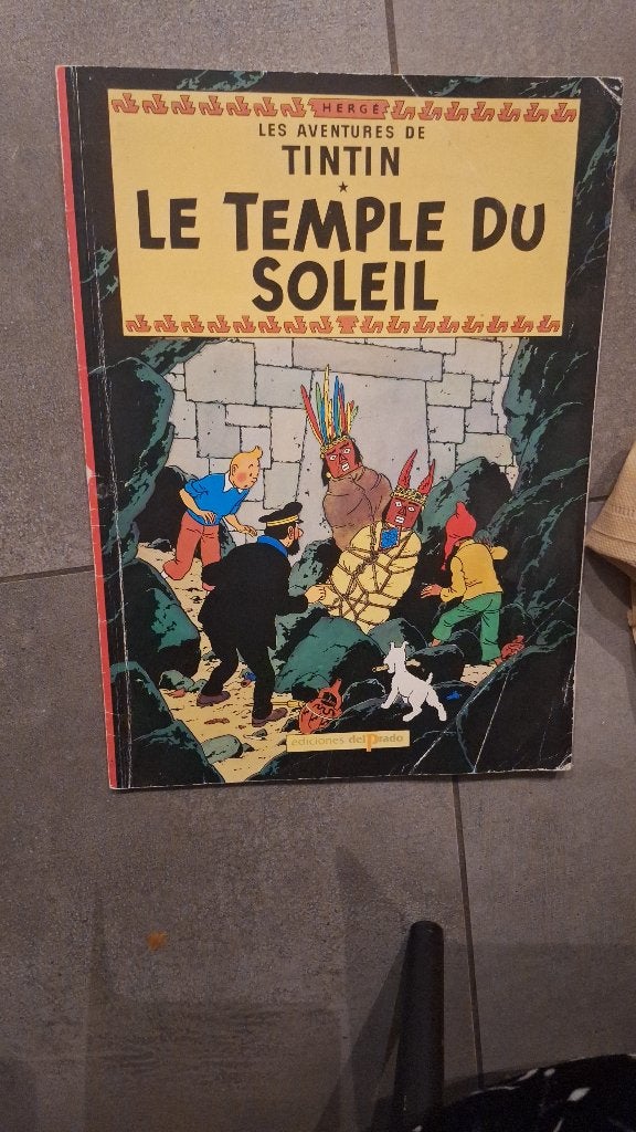 Tintin le temple du soleil, Verzamelen, Ophalen, Kuifje, Gebruikt
