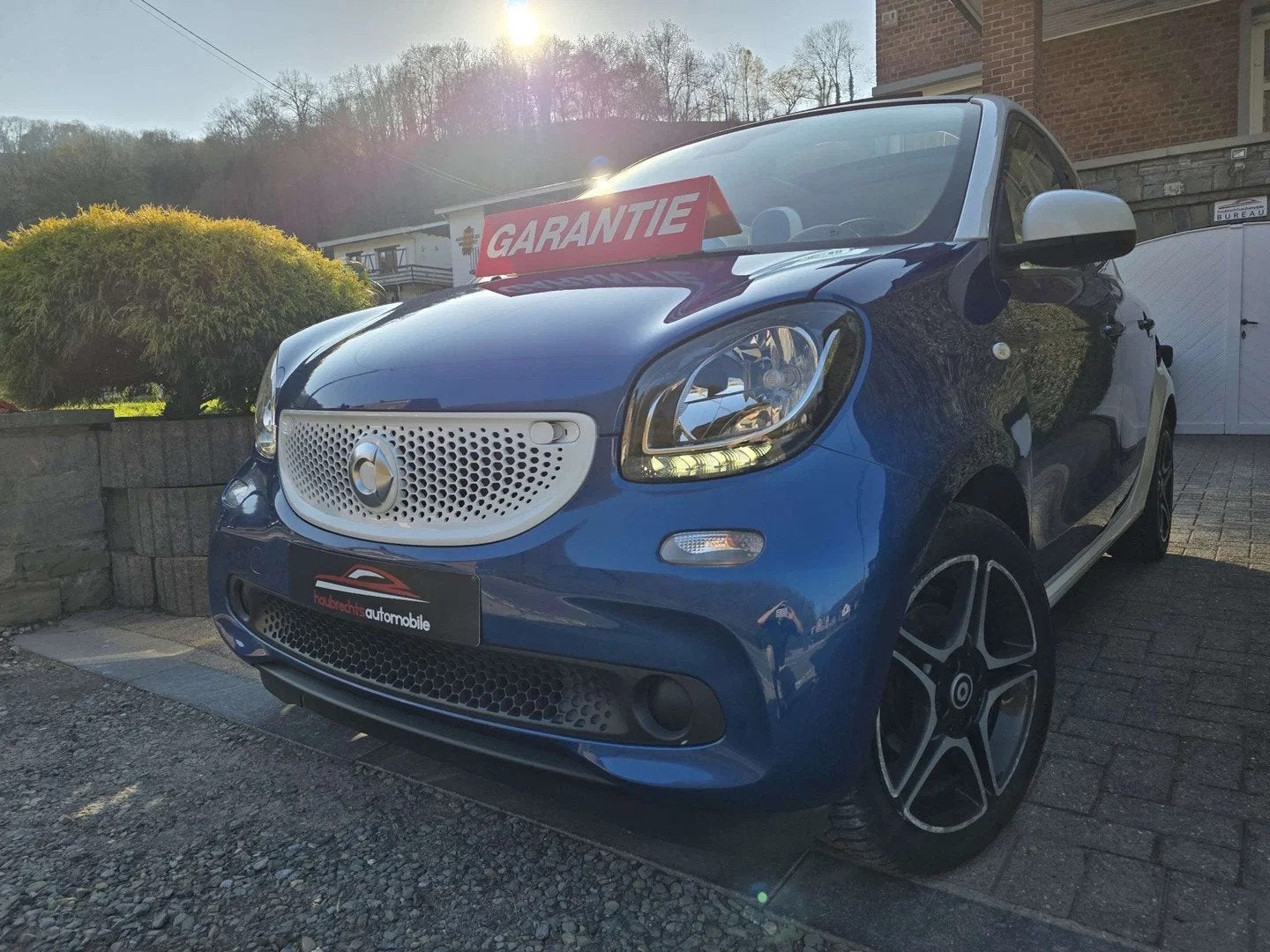 Smart Forfour 1.0i/EURO6/CABRIO/CLIM/ECRAN/GARANTIE, Autos, Smart, Achat, Boîte manuelle, Bleu, 5 portes