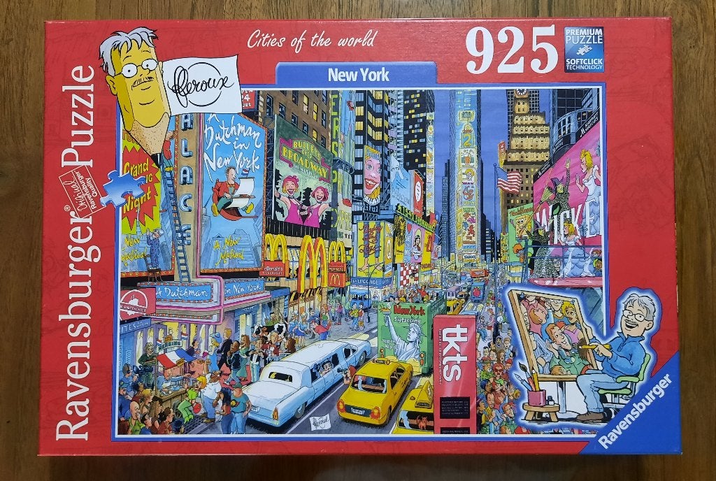 puzzel Ravensburger new york, Ophalen, 500 t/m 1500 stukjes, Gebruikt, Legpuzzel