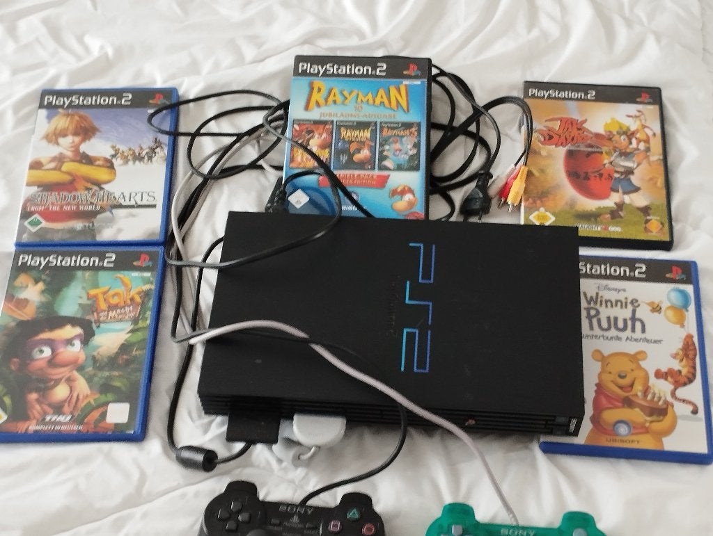 PlayStation 2 avec manette et jeux, Enlèvement ou Envoi, Comme neuf, Avec 2 manettes, Avec jeux