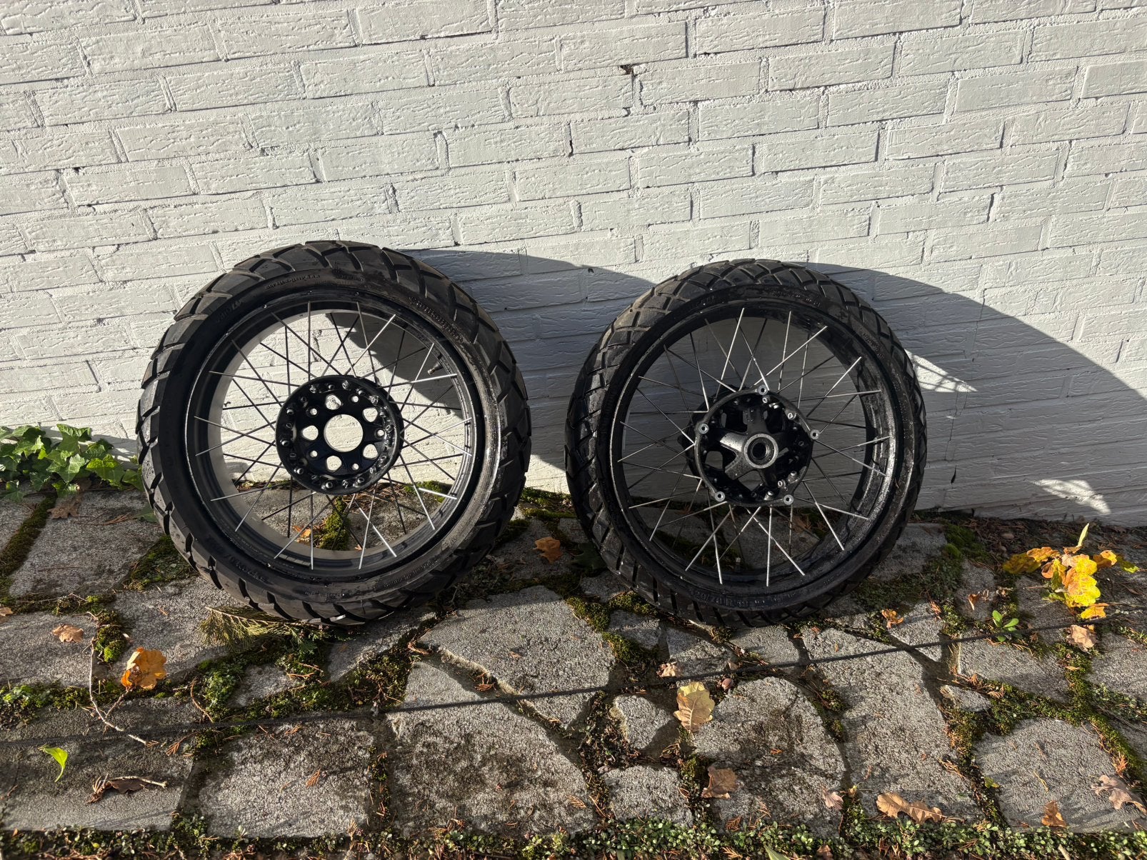 Set banden/velgen BMW R 12 g/s of Nine T Urban gs/Scrambler, Motoren, Ophalen, Gebruikt