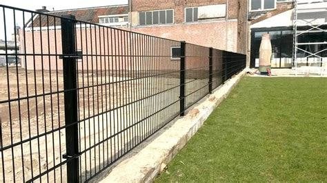 Zwart gelakt hekwerk, Ophalen, Nieuw, IJzer, Enkelstaafmat hekwerk