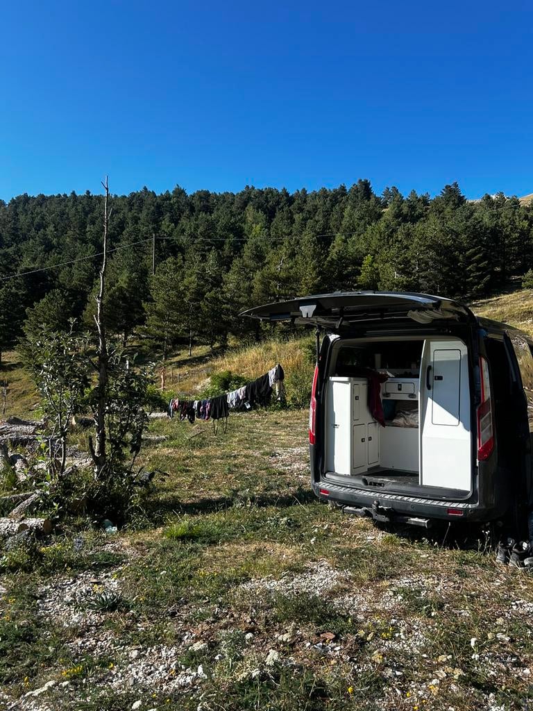 Camper: Ford Nugget, Automaat, Buscamper of Camperbus, Ford, Vloeistofverwarming
