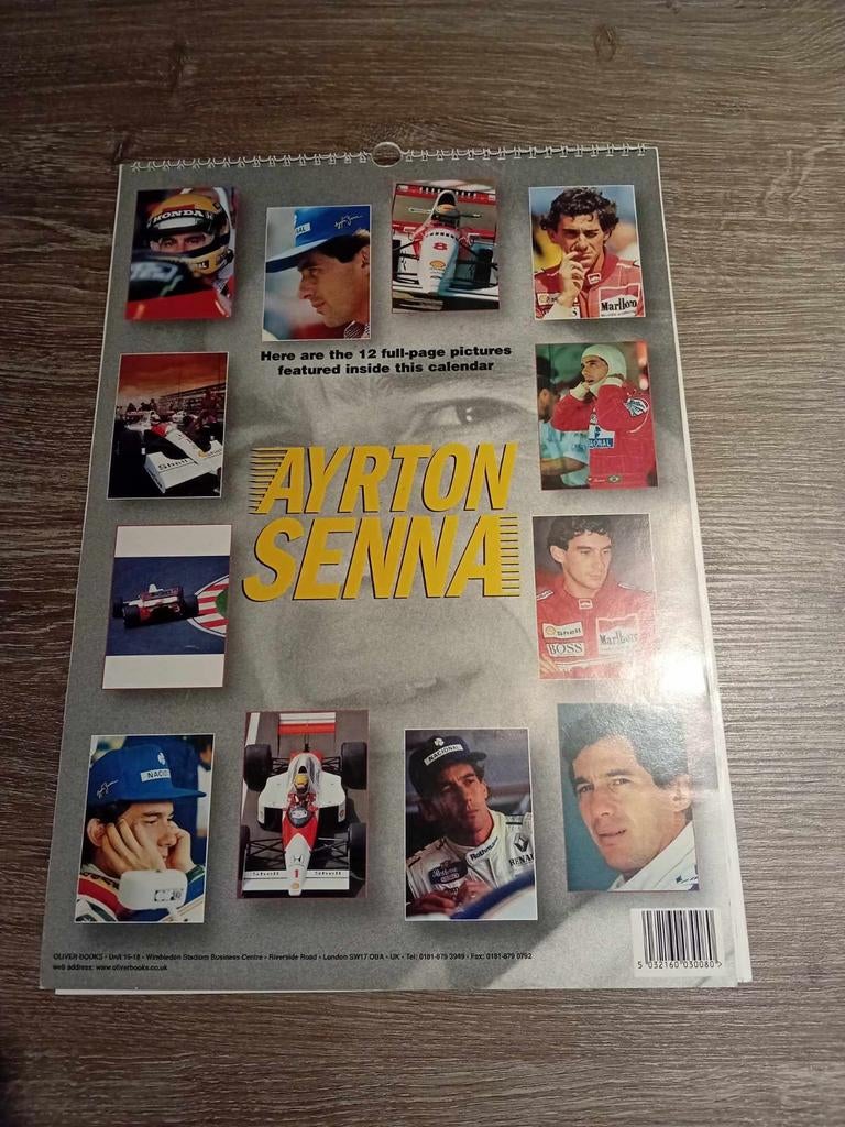 Ayrton Senna kalender, Ophalen
