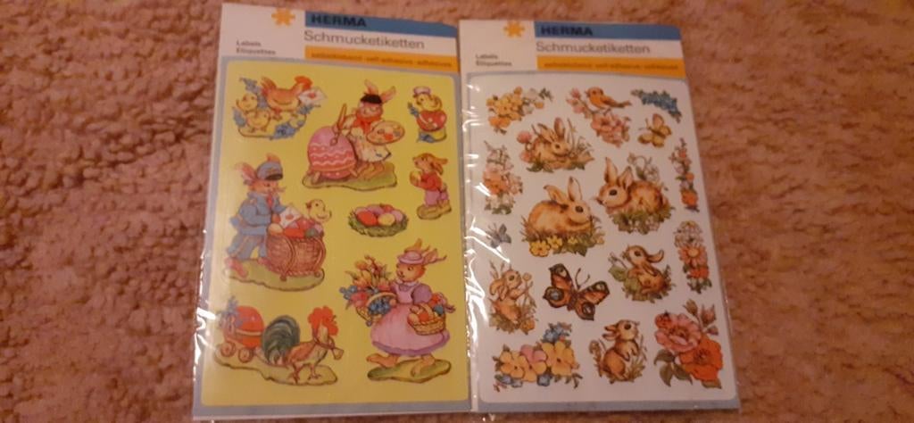 Stickers de Pâques vintage, Enlèvement ou Envoi