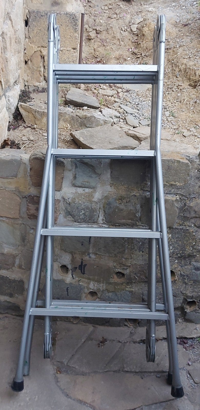 vouwladder, Doe-het-zelf en Bouw, Ladders en Trappen, Ophalen, Gebruikt, Opvouwbaar of Inschuifbaar, 4 meter of meer