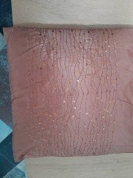 Coussins satinés 35x35 cm ( 4 pièces )12€, Enlèvement, Comme neuf