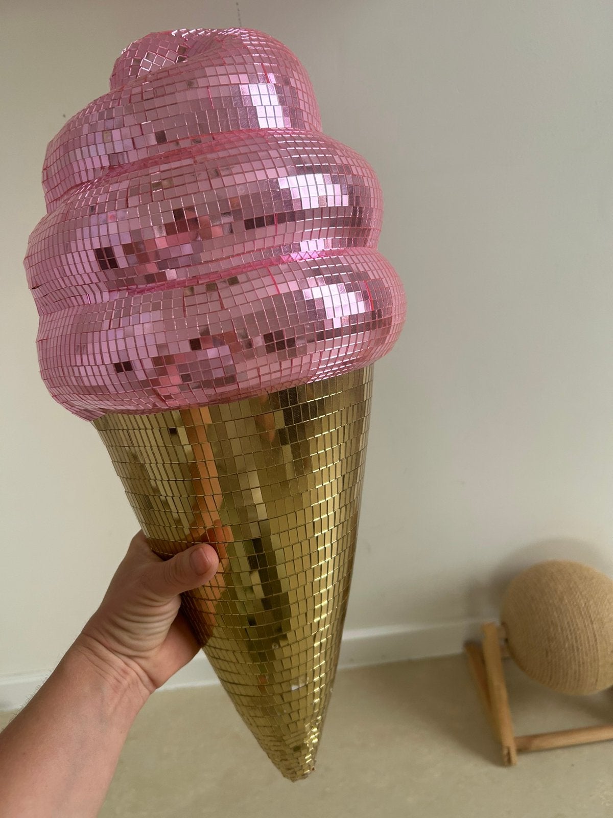 Wand decoratie ijsje, Ophalen, Zo goed als nieuw, Wanddecoratie