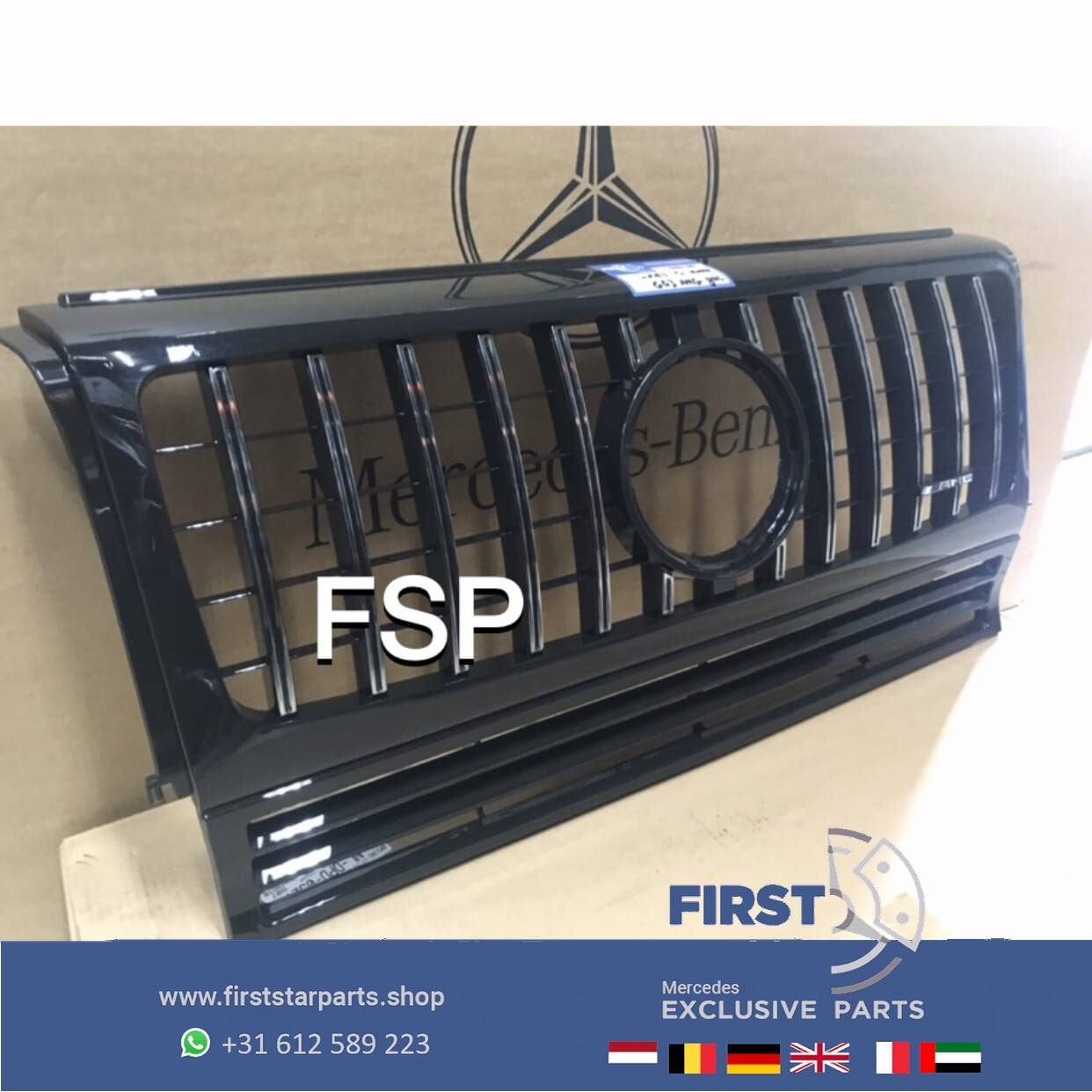 W463 G KLASSE AMG STYLE GRIL CHROOM AMG 63 LINE G WAGON G63, Utilisé, -, -, Enlèvement ou Envoi
