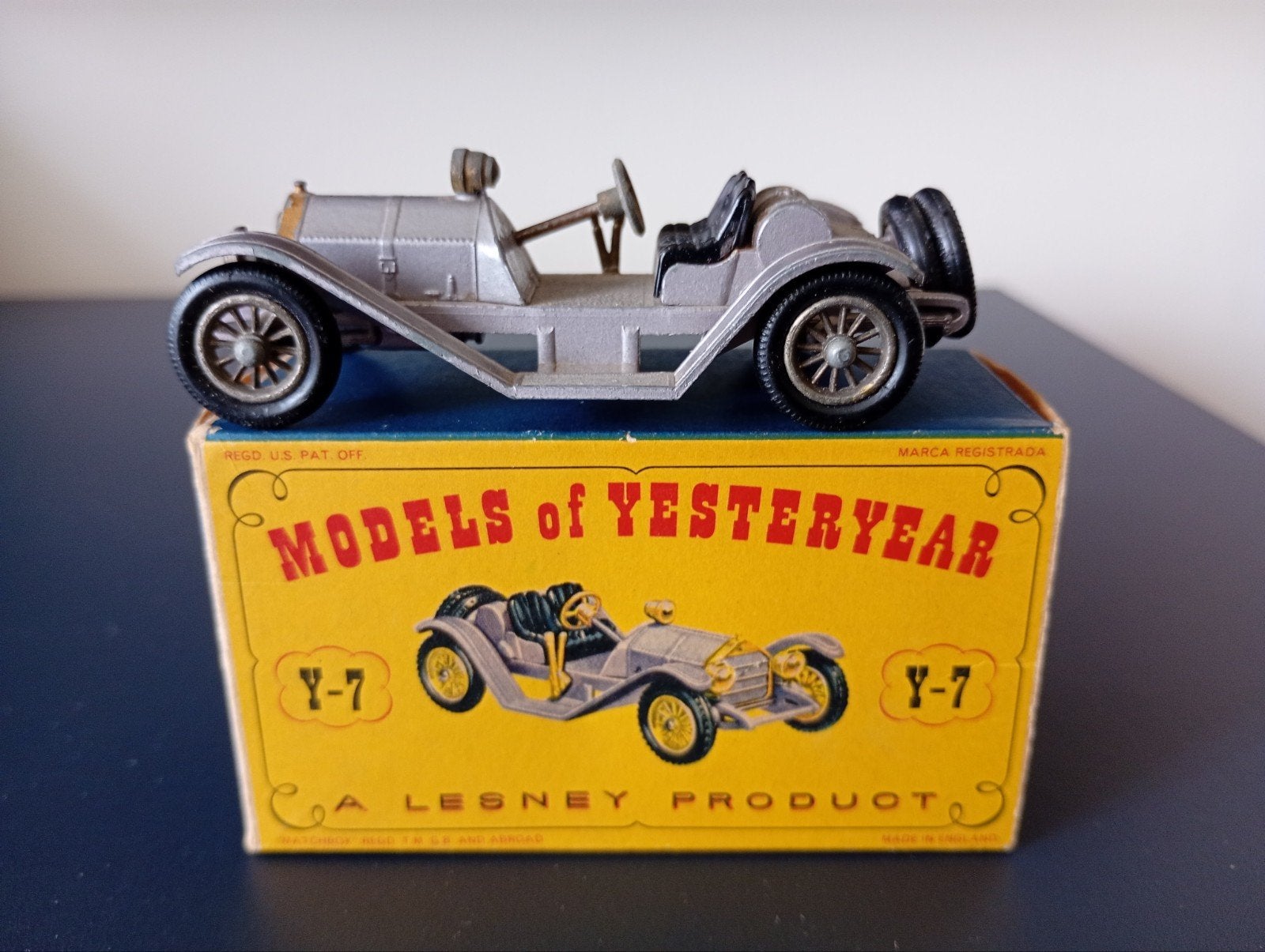 Lesney Models of Yesteryear Y-7 Mercer 1913 Raceabout 35J, Ophalen of Verzenden, Zo goed als nieuw, Matchbox