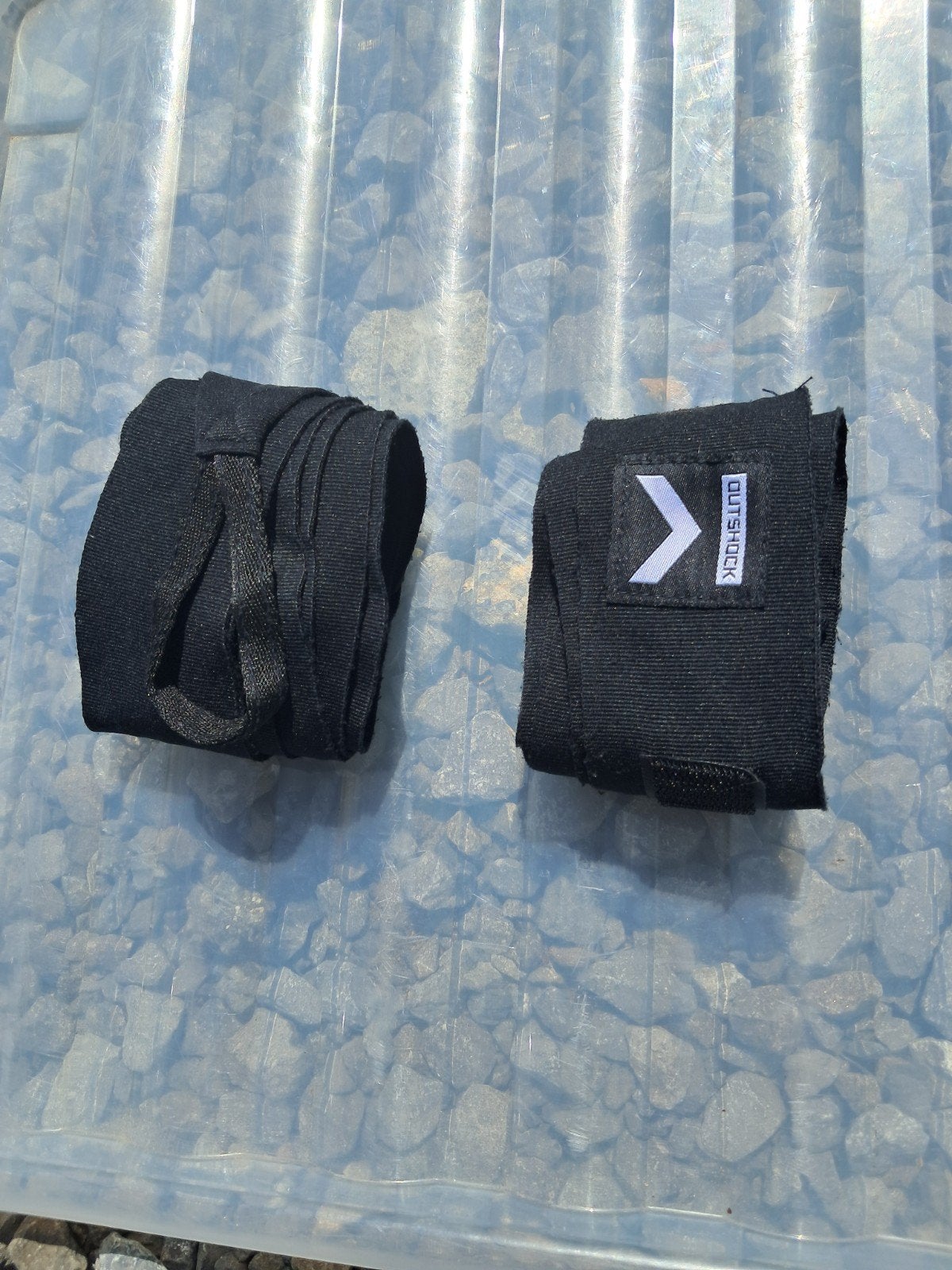 boksbandages outschock, Sport en Fitness, Boksen, Ophalen, Zo goed als nieuw, Boksbandage