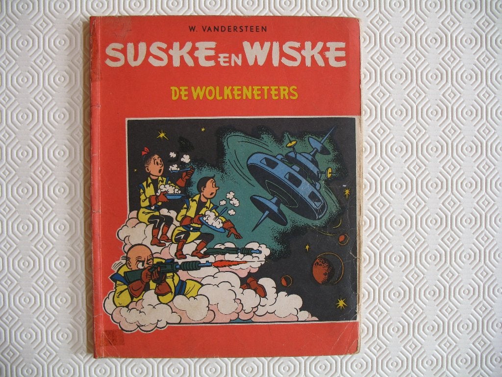 Suske en Wiske , De wolkeneters ; Vlaamse 1ste druk 1961, Une BD, Enlèvement ou Envoi, Comme neuf