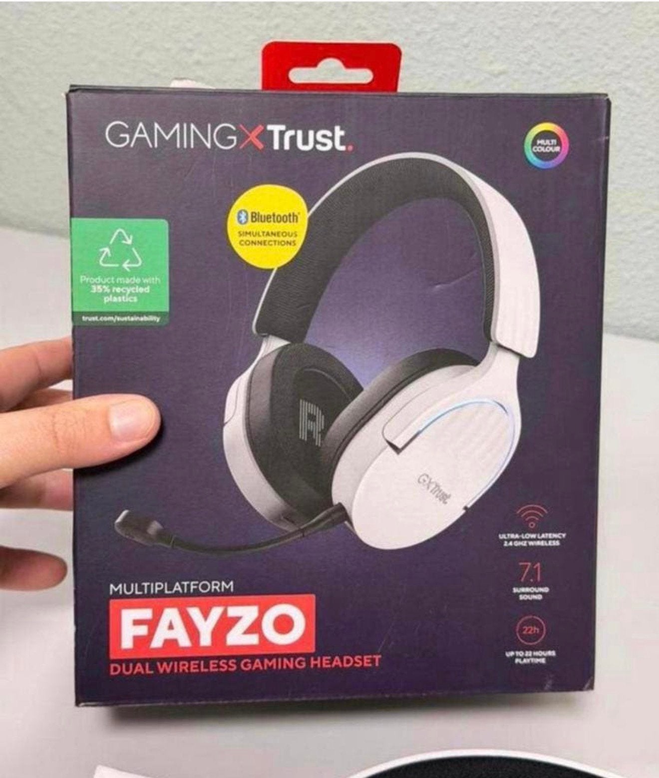 Trust GXT491W Fayzo - NOUVEAU casque de jeu sans fil PS5 PC, Neuf, Enlèvement ou Envoi, Sans fil, Casque gamer