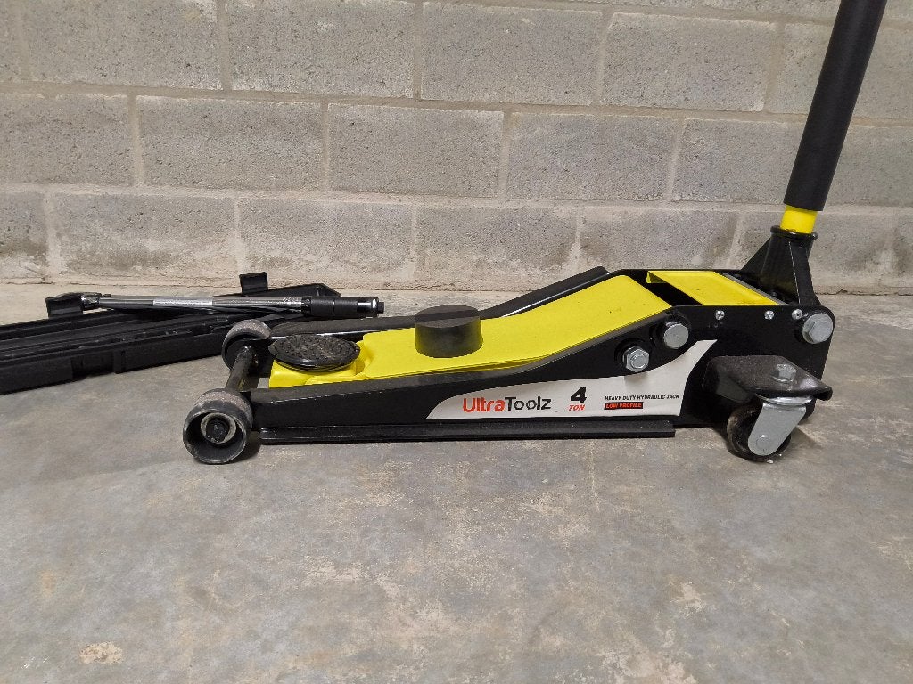 Garagekrik 4 ton laag model, Auto diversen, Krikken, Ophalen, Zo goed als nieuw, Manueel, Garagekrik