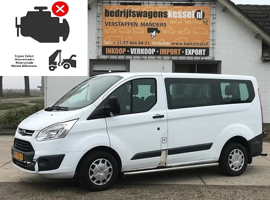 Ford Transit Custom 2.0 TDCI L1H1 Euro 6 AC 9 Persoons Motor, Achat, 105 ch, Euro 6, Entreprise