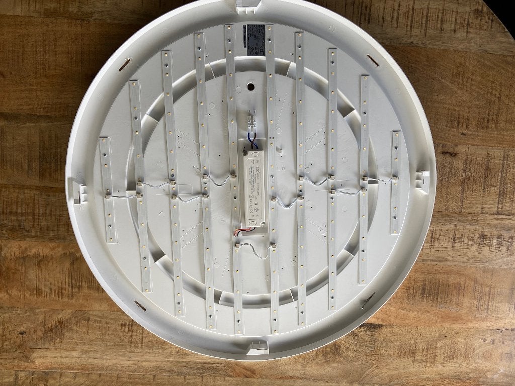 Plafond verlichting led dimbaar, Ophalen, Kunststof, Gebruikt, Modern