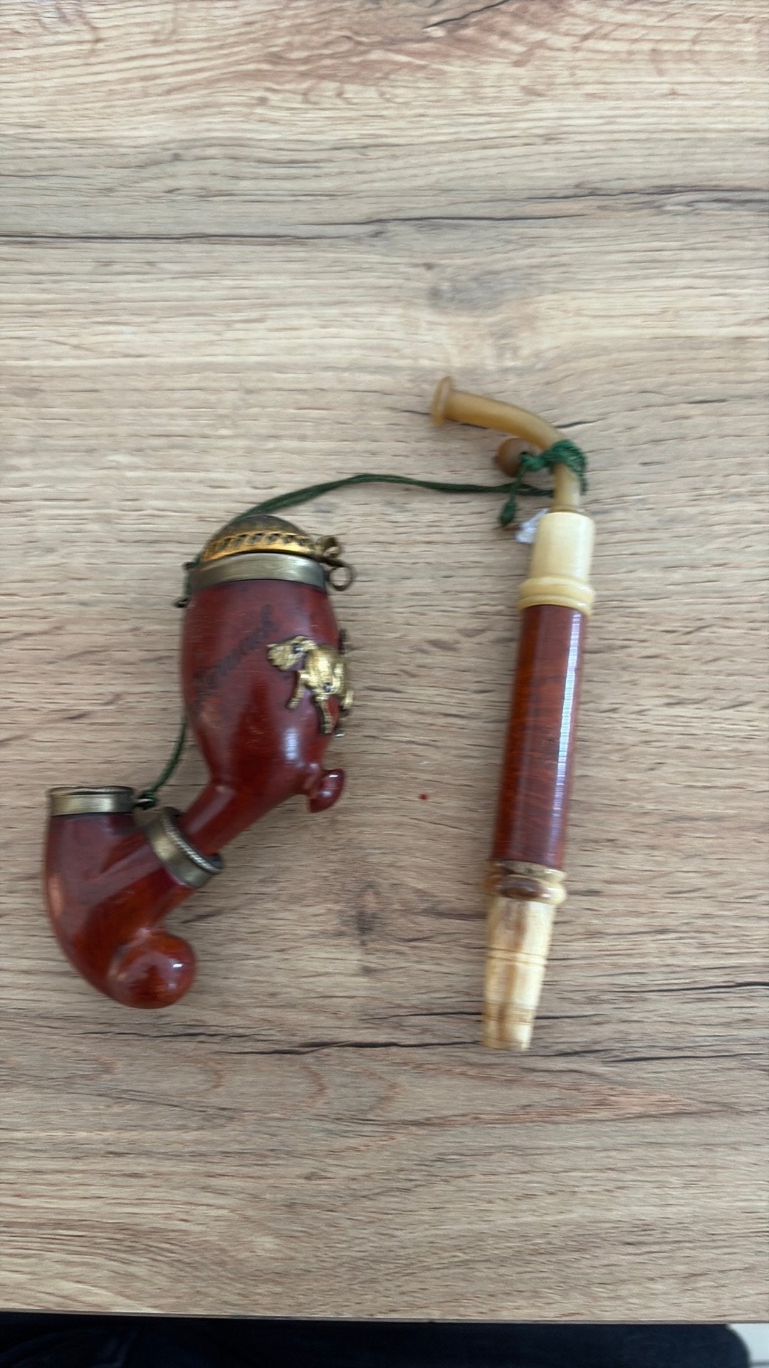 Ancienne pipe de collection tyrolienne / Gesteckpfeife, Collections, Enlèvement ou Envoi, Utilisé, Autres types
