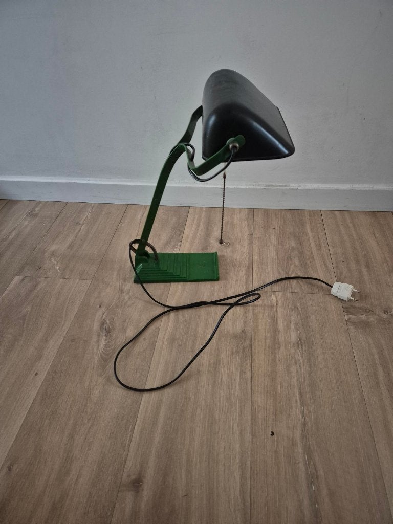 erpé industriële notarislamp (model52? met trekkoord), Ophalen, Gebruikt, Meerkleurig, E27 (groot)