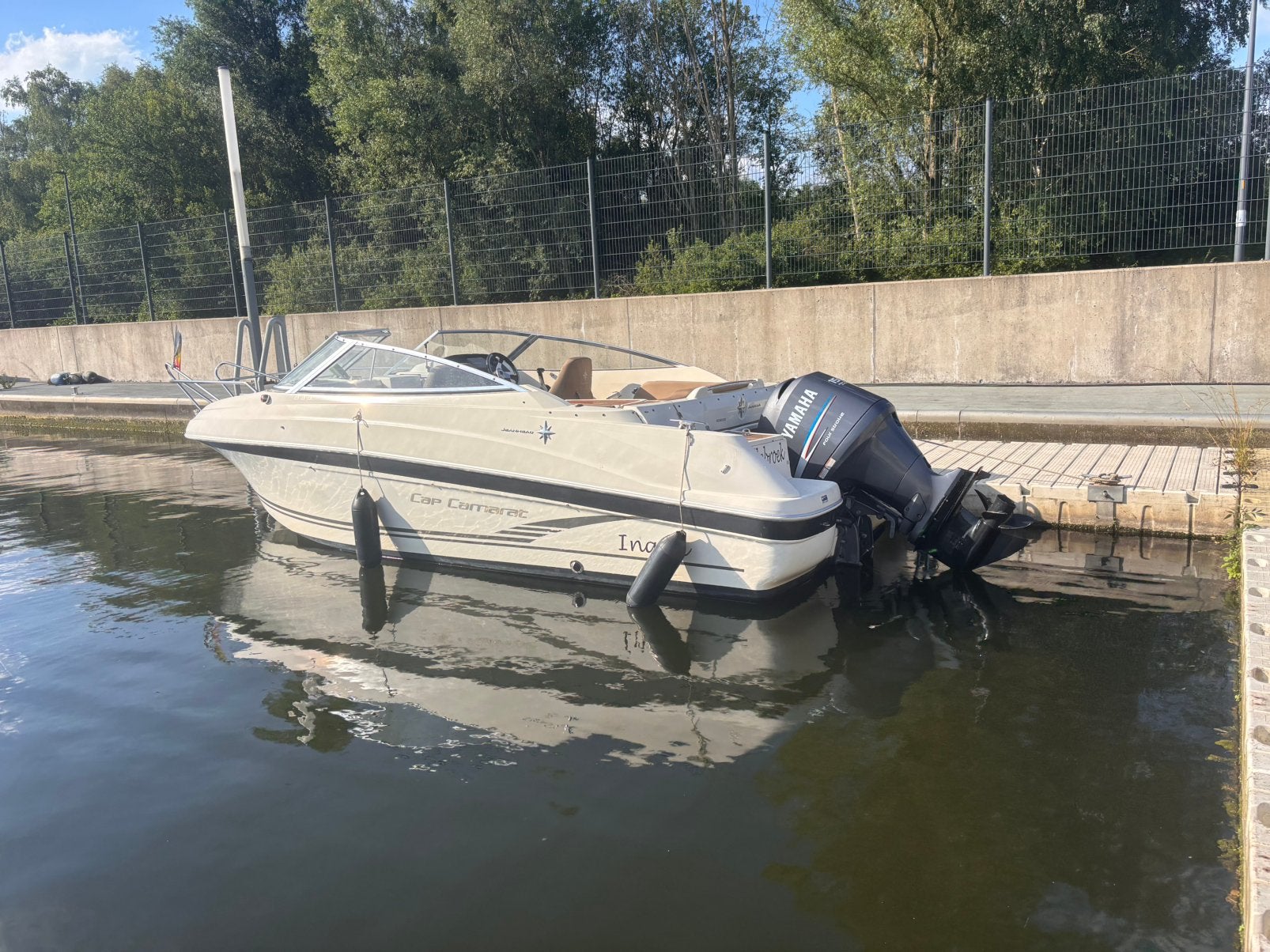 Jeanneau Cap Camarat 6.5 DC Yamaha 150CV, Jeanneau, Aluminium, Comme neuf, Enlèvement