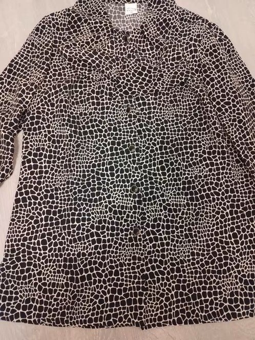 Blouse pour femme (42), Enlèvement ou Envoi, Comme neuf, Taille 42/44 (L), Noir