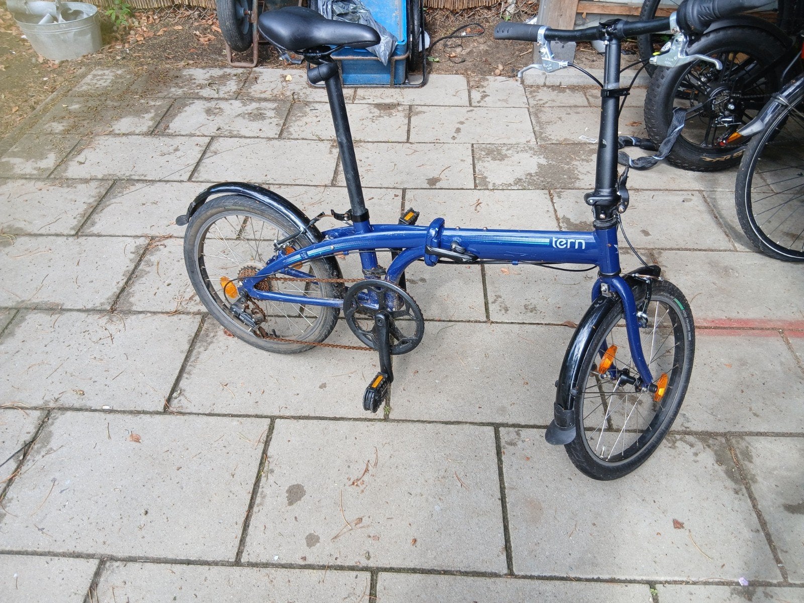 Tern vouwfiets, Ophalen
