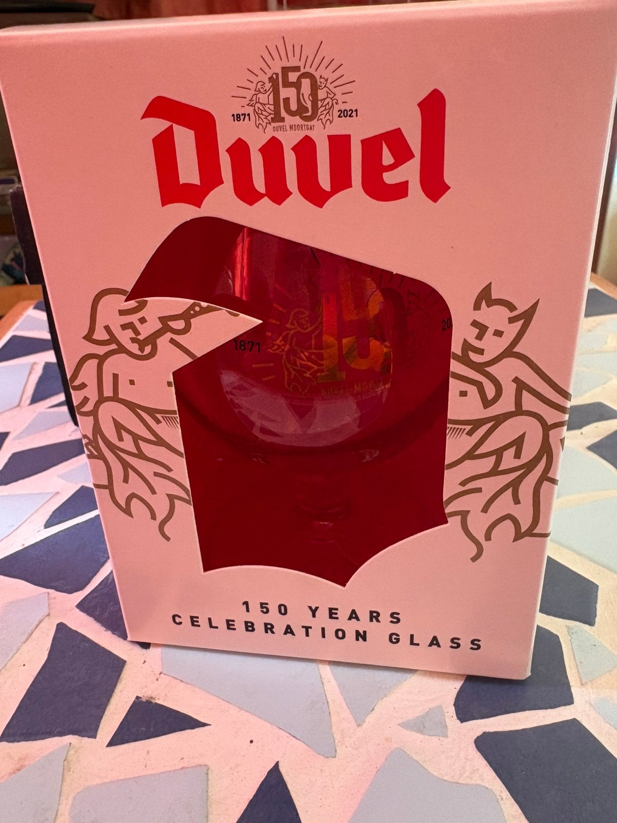 Duvel glas 150 jaar, Verzamelen, Ophalen of Verzenden