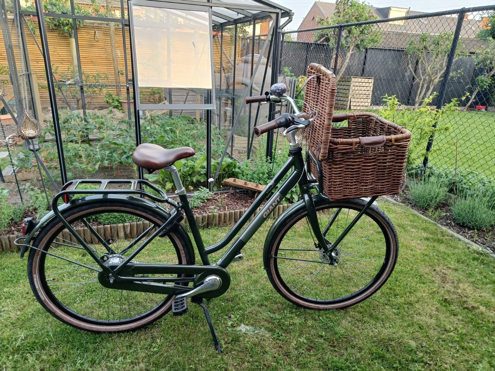 Damesfiets Giant, Ophalen