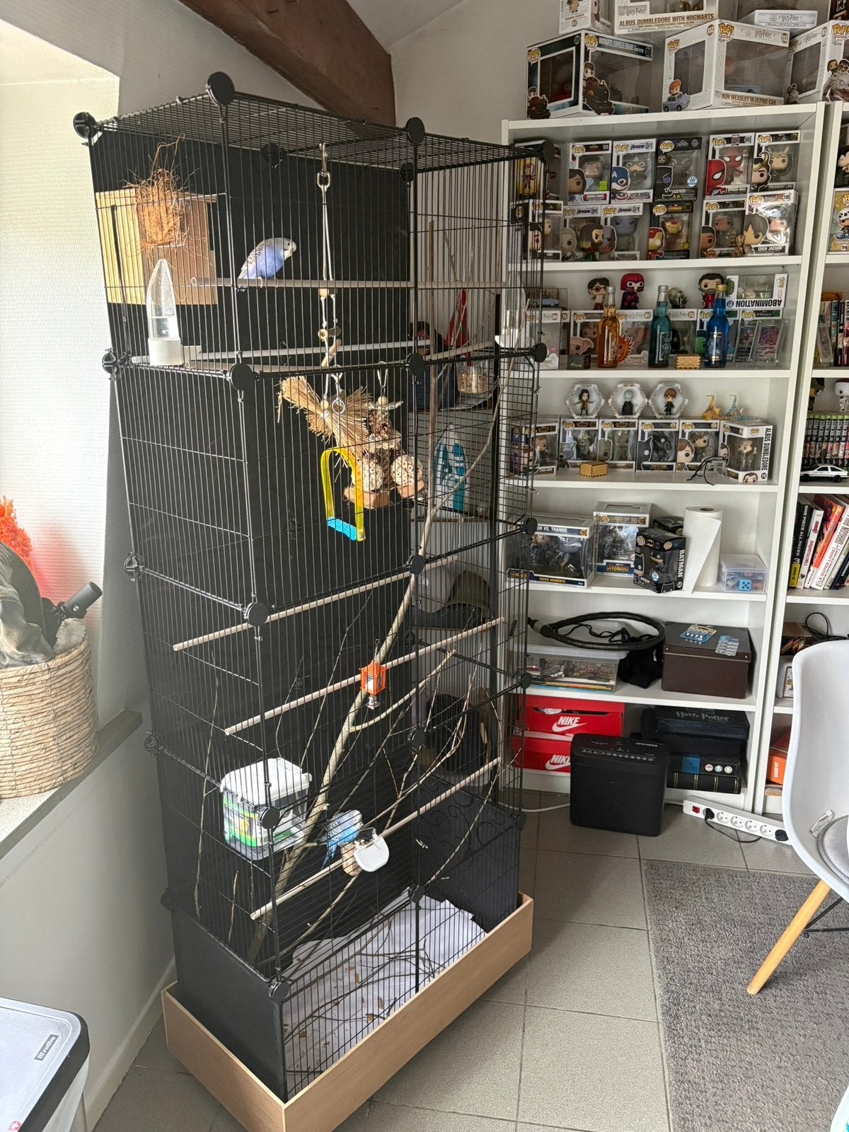 Grand cage d’appartement pour perroquet voliere, Enlèvement, Comme neuf