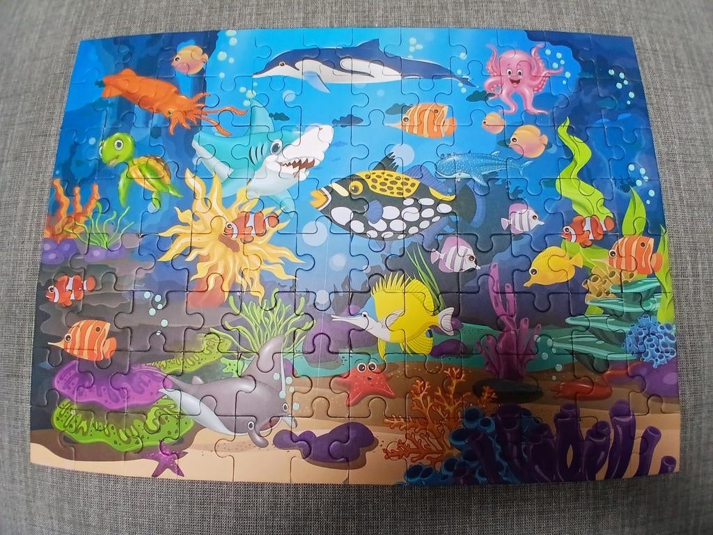 Grote puzzel 96 stuks, Ophalen