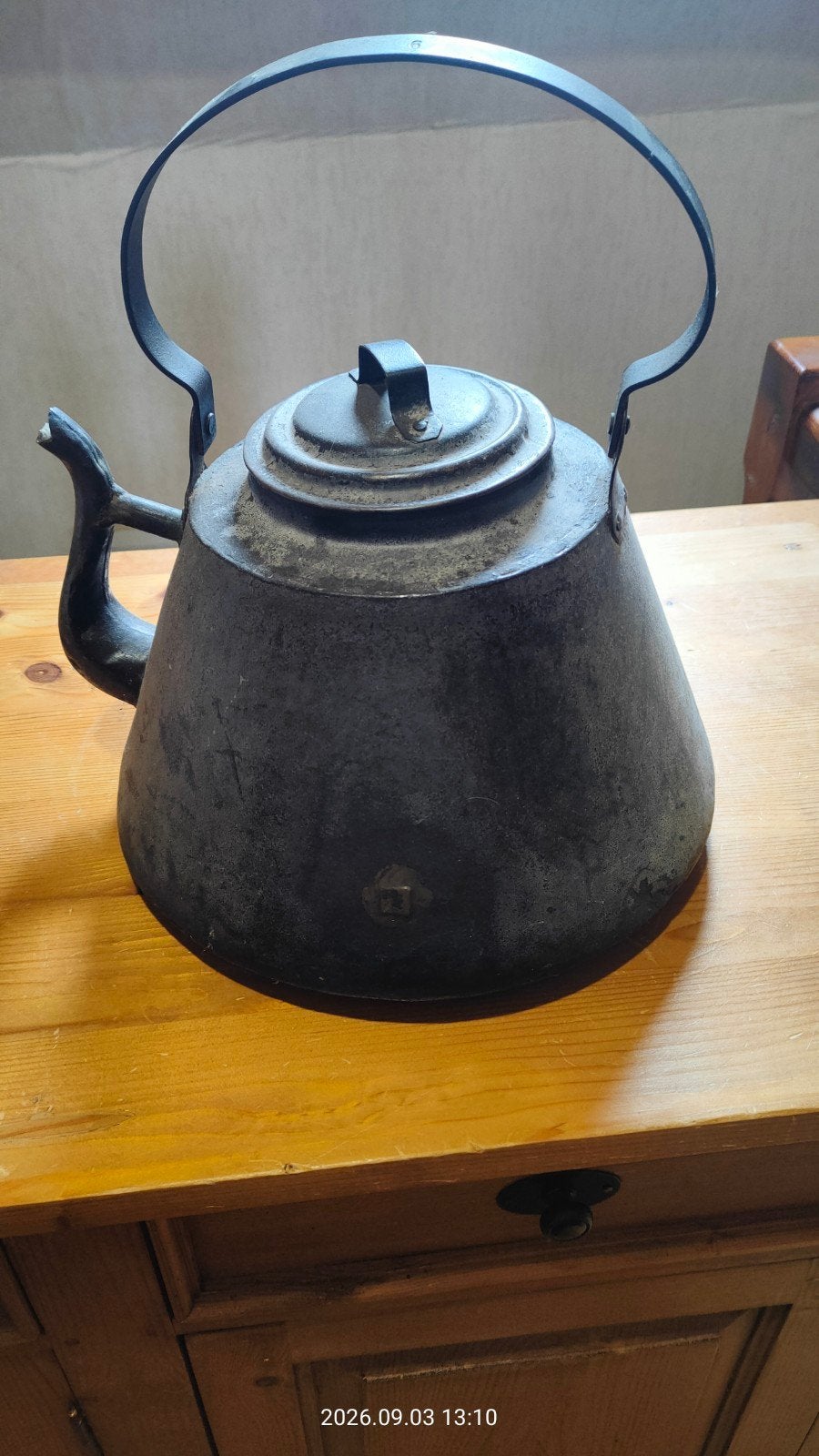 Antieke waterketel., Antiek en Kunst, Ophalen of Verzenden
