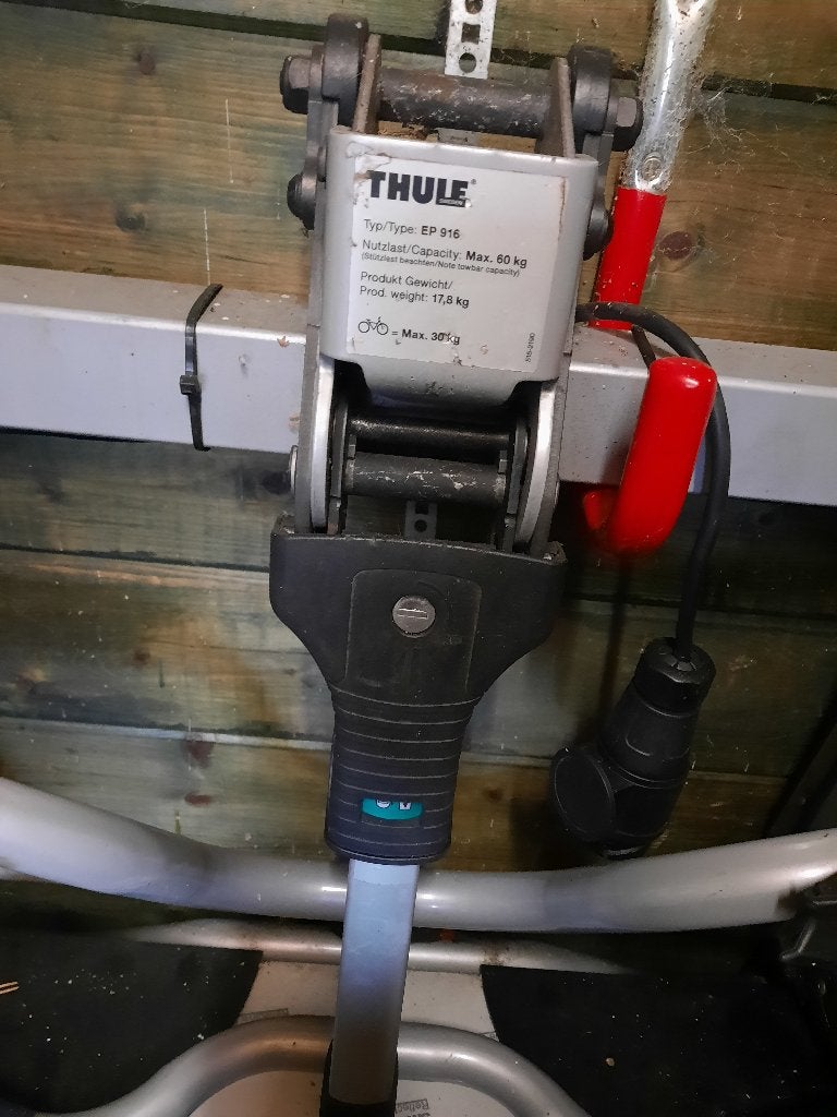 fietsendrager Thule EP916, Auto diversen, Ophalen, Gebruikt, 2 fietsen, Trekhaakdrager