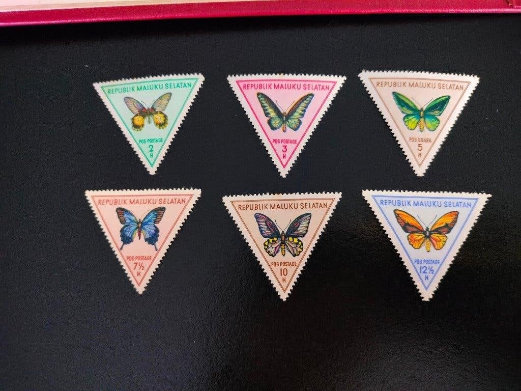 Maluku Selatan 1951-54 - insectes, papillons **, Envoi, Non oblitéré