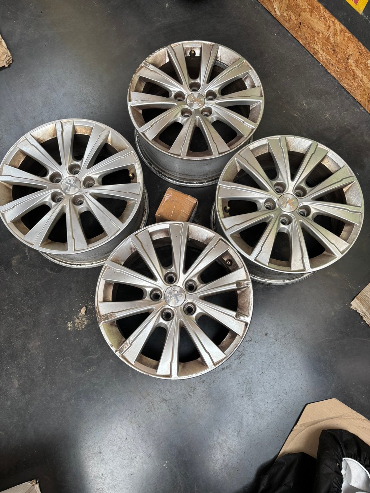 4 originele peugeot velgen 5x108, Auto-onderdelen, Banden en Velgen, Ophalen, Velg(en)