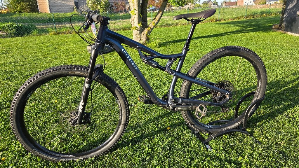 VTT Rockrider Race 100 S, Fietsen en Brommers, Fietsen | Mountainbikes en ATB, Gebruikt, Heren, Overige merken, Fully, Schijfrem