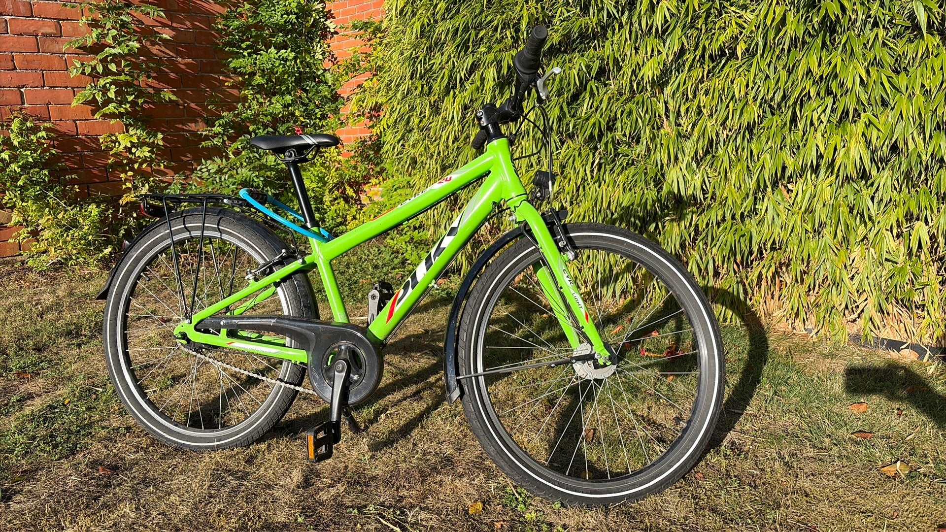 Vélo vert cool/24 pouces/7 vélos/7 à 12 ans, Vitesses, Enlèvement, Utilisé, Frein sur jante