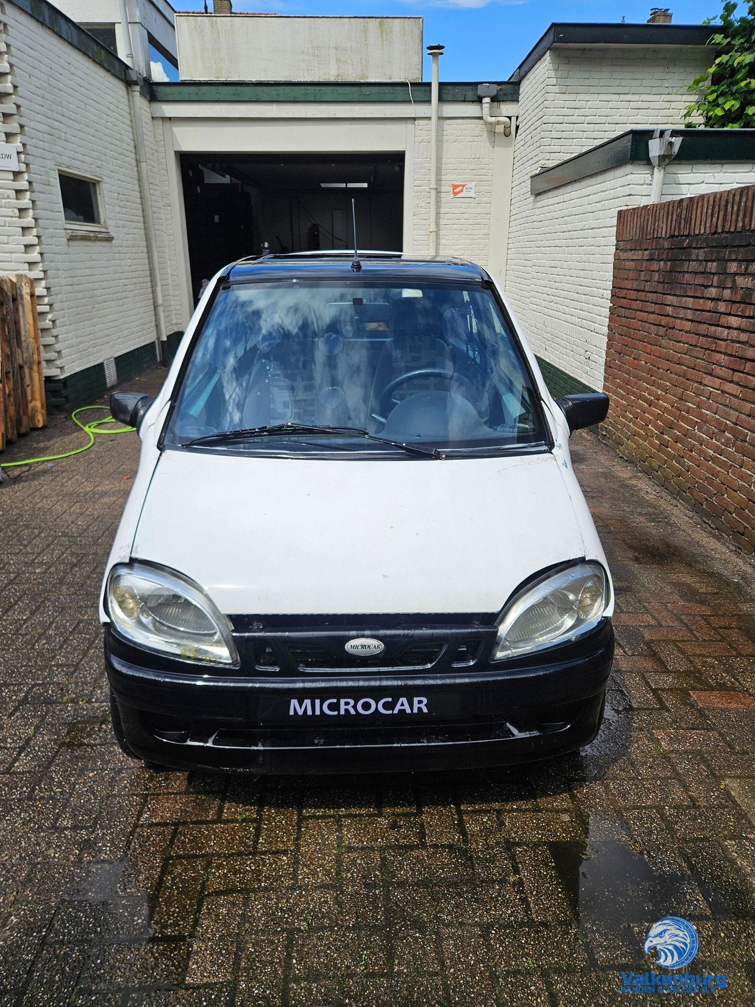 Microcar Virgo 2005, Auto's, Automaat, Wit, Bedrijf, Diesel